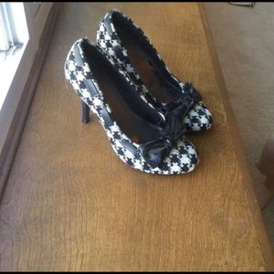 Houndstooth 3 inch heels